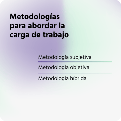 Metodologías para abordar la carga de trabajo