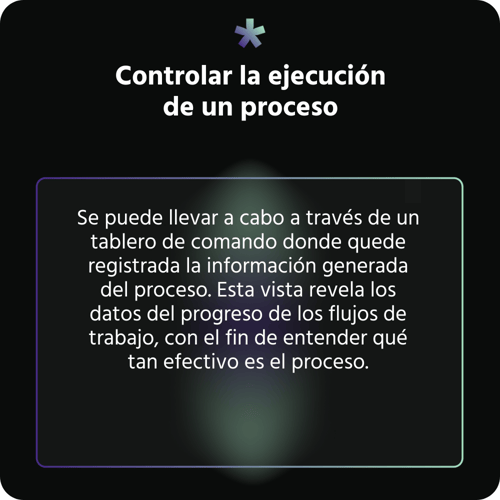 Controlar la ejecución de un proceso