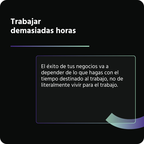 Trabajar demasiadas horas