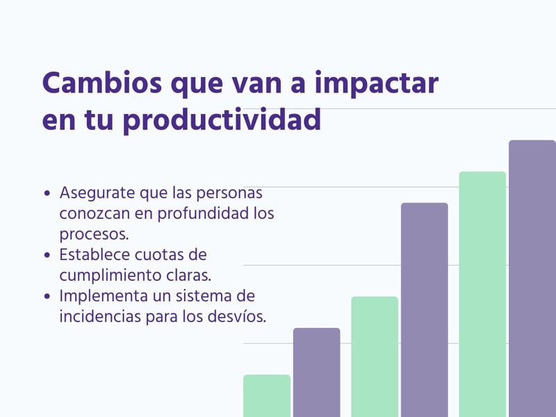 Cambios que van a impactar en tu productividad