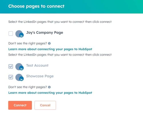 Conectar Hubspot con Linkedin