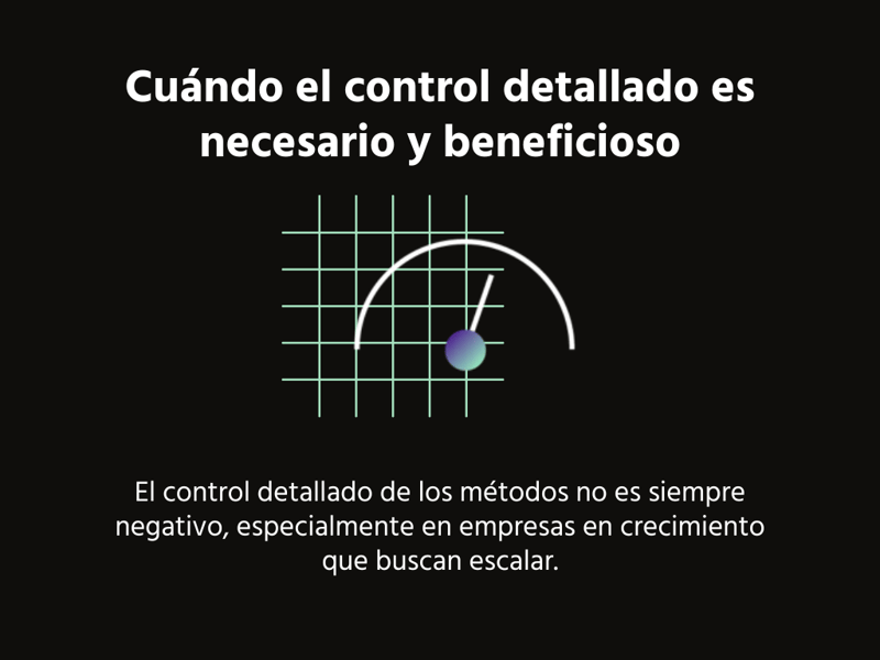 El control es beneficioso en empresas en crecimiento