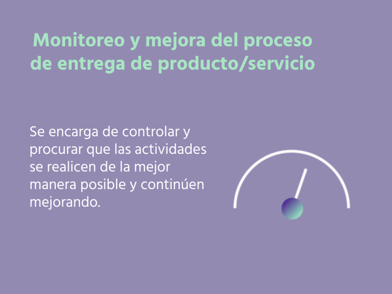 Monitoreo y mejora del proceso