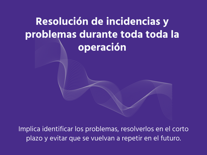 Resolución de incidencias