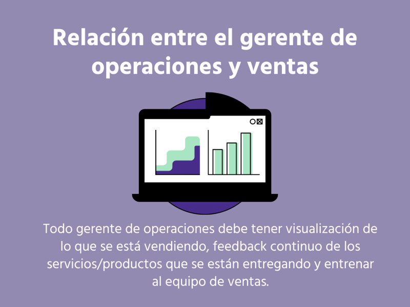 Relación entre el gerente de operaciones y ventas