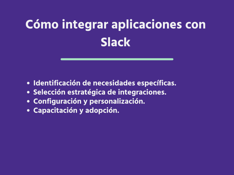 Cómo integrar Slack con otras aplicaciones