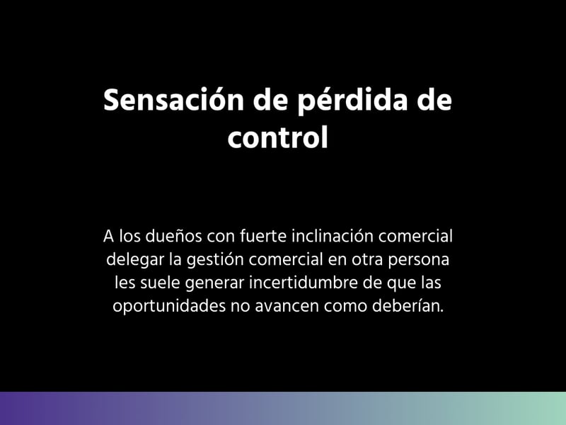 Sensación de pérdida de control