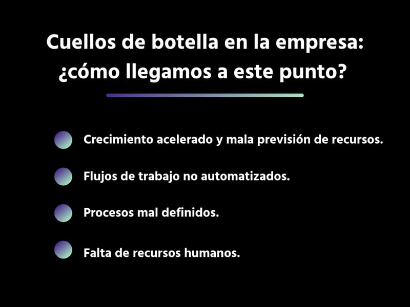 Cuello de botella: causas