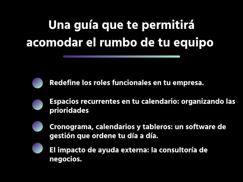 Guía para encaminar tu negocio