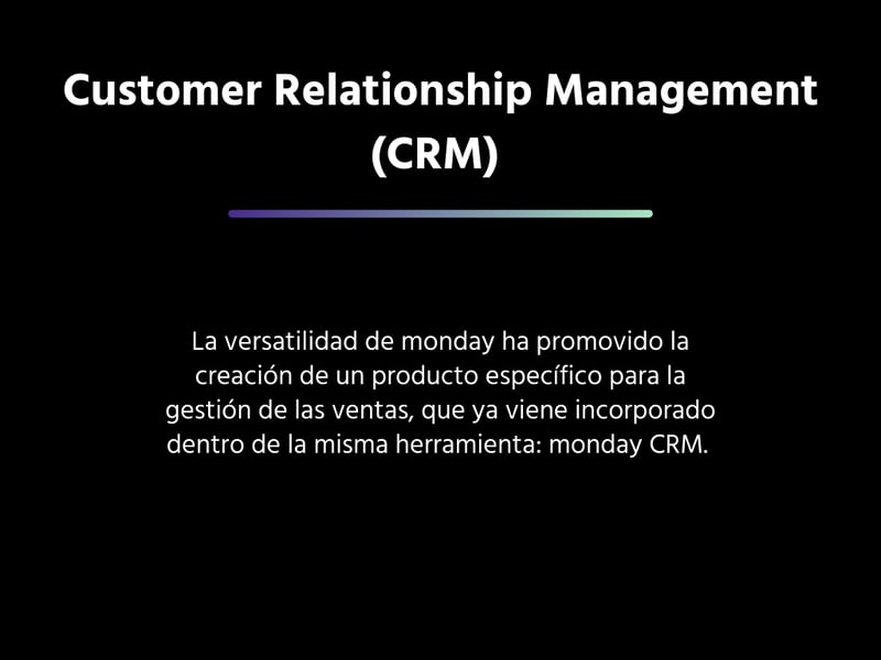 Customer Relationship Management (CRM) 
