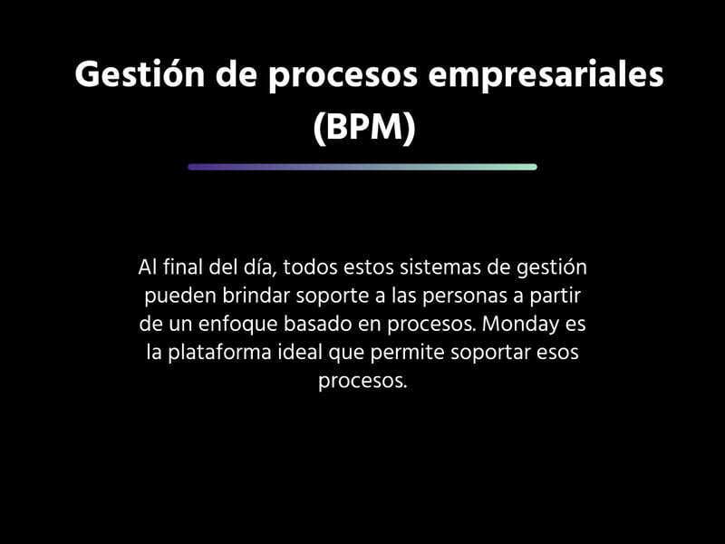 Gestión de procesos empresariales (BPM) 