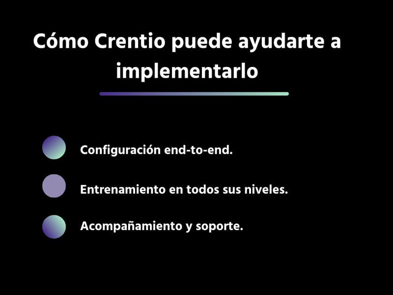 Cómo Crentio puede ayudarte a implementar un sistema de gestión