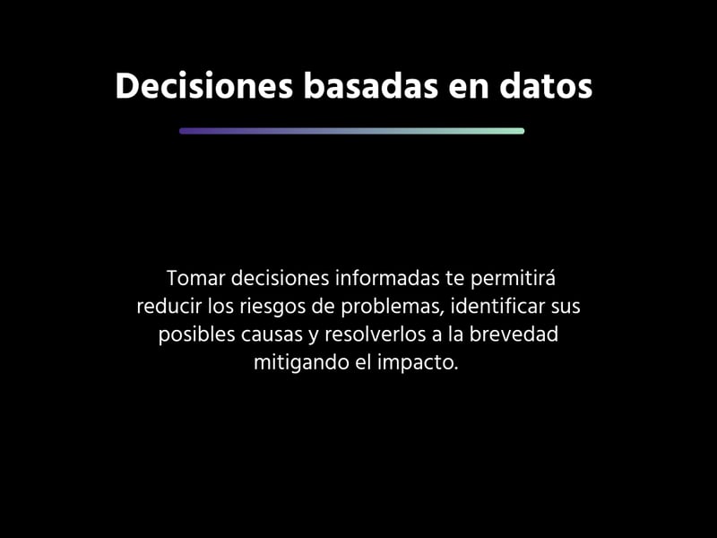 Decisiones basadas en datos