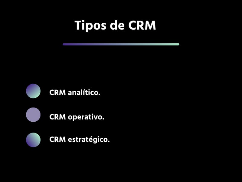 Tipos de CRM