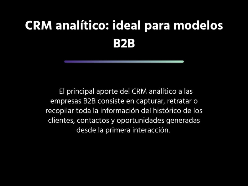 CRM analítico