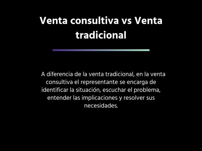 Venta consultiva vs Venta tradicional
