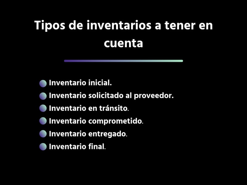 Tipos de inventarios