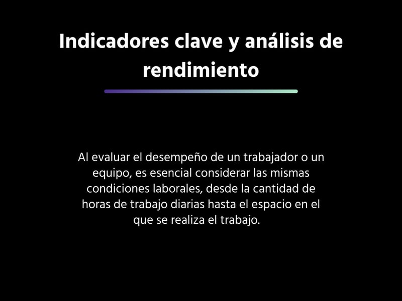Indicadores clave y análisis de rendimiento