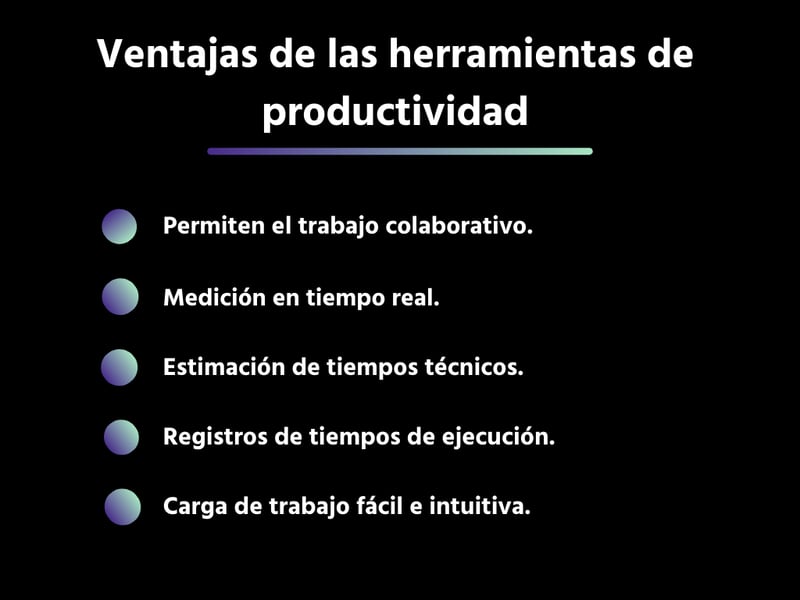Ventajas de las herramientas de productividad